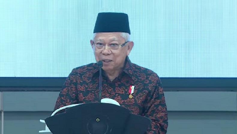Ma'ruf Amin Ingatkan Adu Argumen Harus Diselesaikan di Ruang Debat