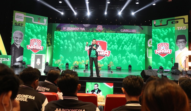 HT ke Relawan NAGA: Saya Yakin Korupsi Diberantas Ganjar-Mahfud