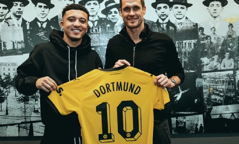 Jadon Sancho Resmi Pulang ke Dortmund, Pakai Nomor Punggung Keramat