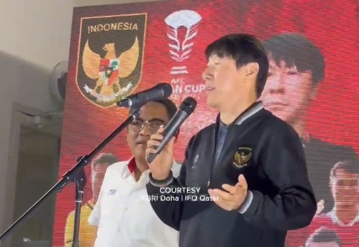 Makan Malam Bareng WNI di Qatar, Shin Tae-yong Kirim Permintaan Khusus 