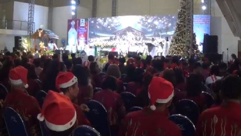 Ribuan Umat Katolik se-Sulteng Hadiri Perayaan Natal 2023 di Palu