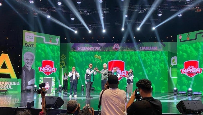 Relawan NAGA Deklarasikan Ganjar-Mahfud, Bagikan Satu Juta Bibit Pohon 