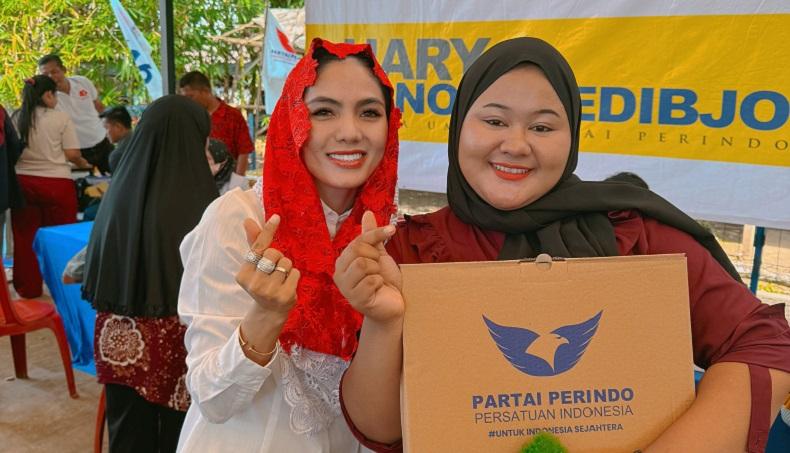 Gelar Bazar Murah, Caleg Desy Nike: Masyarakat Rasakan Manfaat Langsung dari Perindo