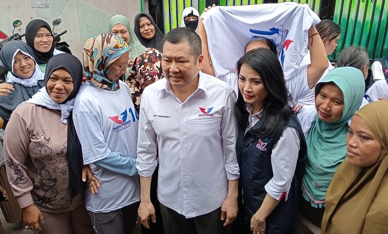 Partai Perindo Gelar Bazar Sembako Murah dan Cek Kesehatan Gratis, Warga Koja Antusias