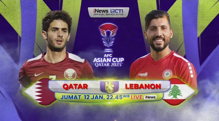 Qatar Vs Lebanon di Piala Asia 2023 Malam Ini, Live iNews