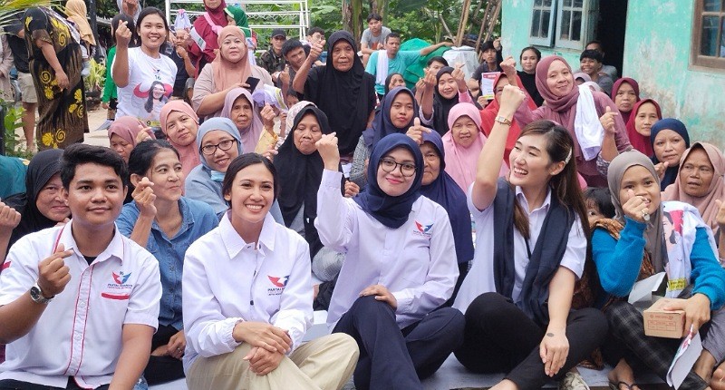 Warga Apresiasi Caleg Perindo Berkunjung ke Sanggar Langkah Betawi