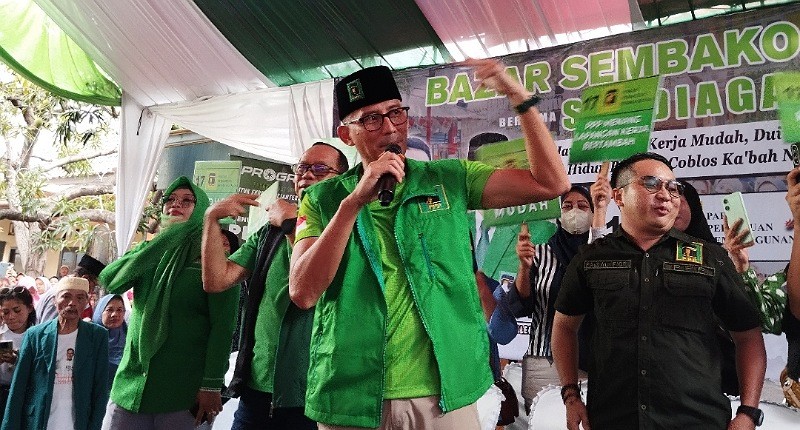 Sandiaga Uno Ajak Masyarakat Gaspol Menangkan Ganjar - Mahfud 14 Februari 2024