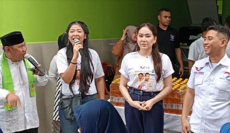 Bazar Murah di Koja, Caleg Perindo Lisa Mariana: Untuk Bantu Rakyat