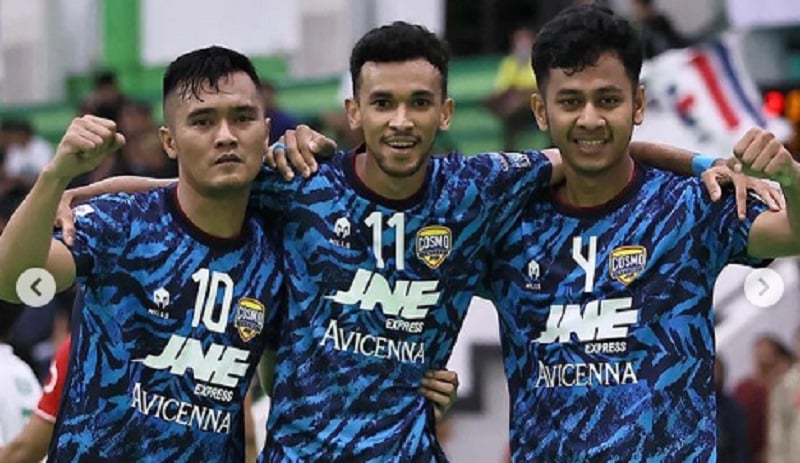 Hasil Liga Futsal Profesional 2024: Cosmo JNE Bantai Kinantan FC 6-1