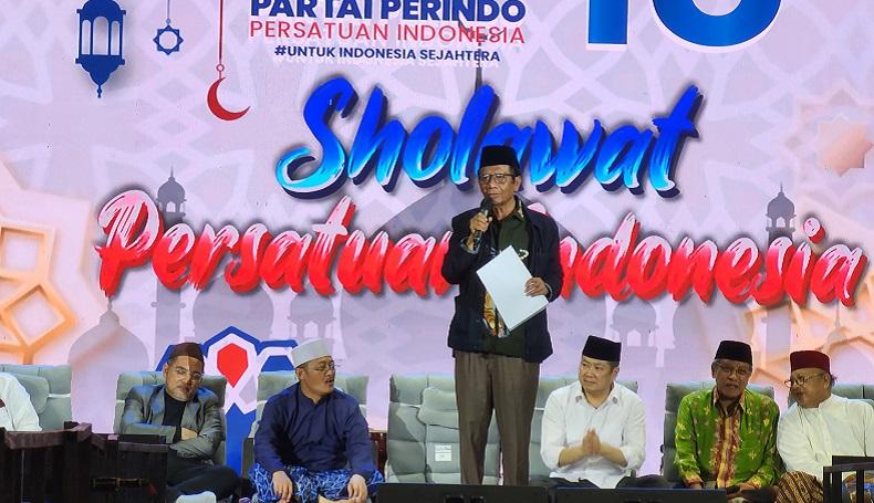 Mahfud MD Apresiasi Partai Perindo Gelar Sholawat Persatuan Indonesia di Lamongan 