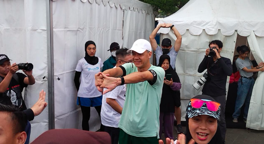 Gandeng Pelaku UMKM, Ganjar Pranowo dan Sandiaga Uno Lari Pagi Bertajuk PENGUIN SeliwerRUN 