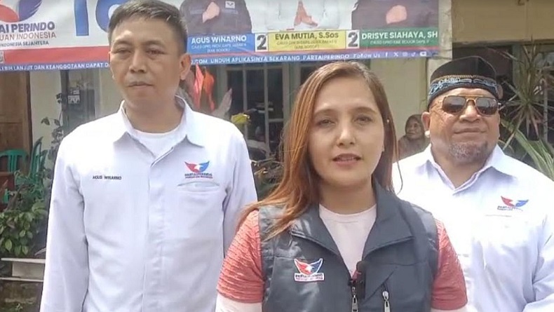 Caleg Perindo Gelar Sosialisasi Pemilu 2024 dan Bazar Murah di Cigombong Bogor