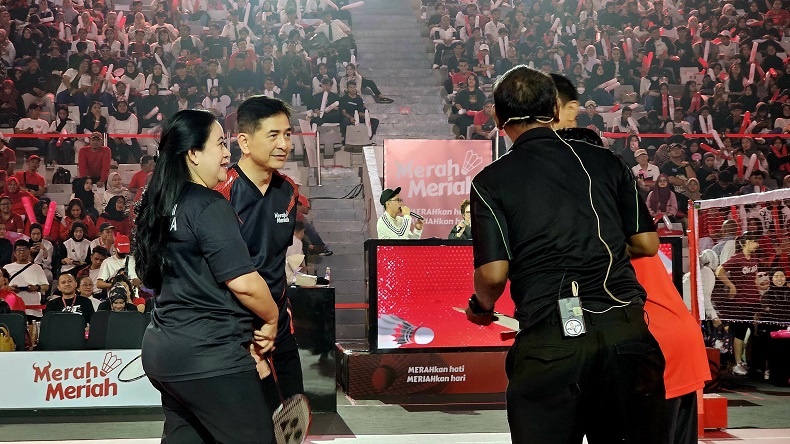 Puan hingga Alam Ganjar Hadiri Gelaran Bulu Tangkis Merah Meriah di Istora Senayan