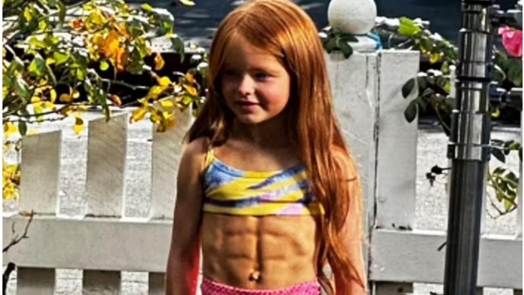 Viral Bocah Umur 7 Tahun Miliki Perut Sixpack dan Tubuh Berotot