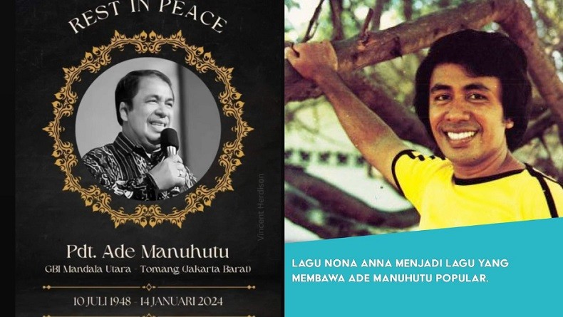 Kabar Duka, Penyanyi Lawas Ade Manuhutu Meninggal Dunia