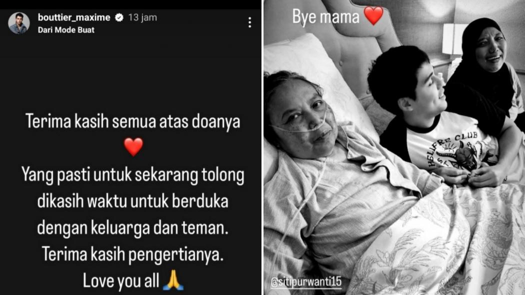 Berduka, Maxime Bouttier Unggah Foto Bareng Mendiang Ibunda: Bye Mama