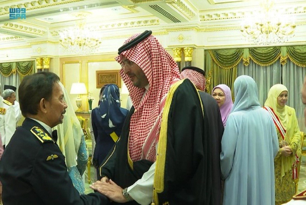 Menteri Negara Saudi Pangeran Turki Hadiri Resepsi Pernikahan Pangeran Brunei Abdul Mateen
