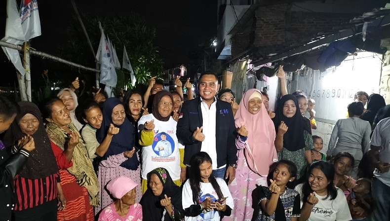 Caleg Partai Perindo Antonius Riyanto Sosialisasi Program, Warga Koja Sampaikan Aspirasi