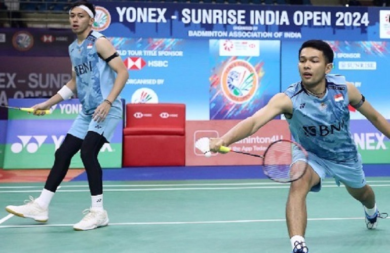 Hasil Indonesia Masters 2024: Fajar/Rian Hajar Bagas/Fikri, Ganda Putra Kantongi Tiket Final