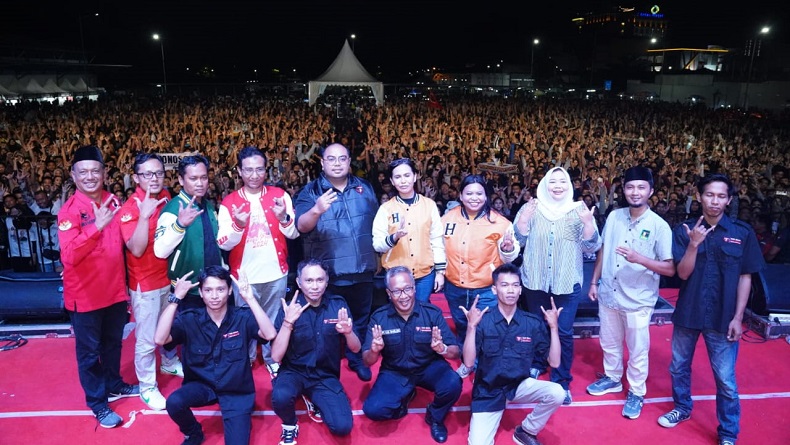 Ribuan Pendukung Ganjar-Mahfud di Magelang Deklarasi Pemenangan lewat Pesta Rakyat