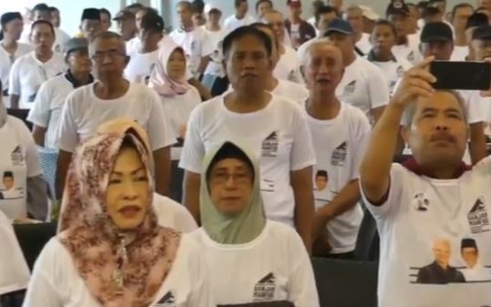 Ratusan Purnawirawan Polri Se-Banyumas Deklarasi Dukung Ganjar Pranowo-Mahfud MD