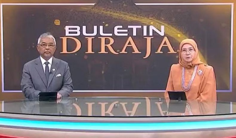 Raja Malaysia dan Permaisuri Duet Jadi Penyiar Berita, Netizen: Menggemaskan!