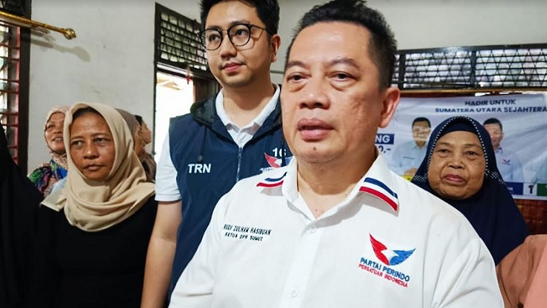 3 Caleg Partai Perindo Sosialisasi Pencoblosan di Medan, Ajak Warga Jangan Golput