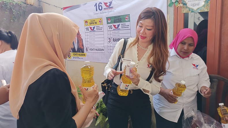 Sambangi Tapos Depok, Caleg Perindo Serap Aspirasi soal UMKM hingga Akses Air Bersih