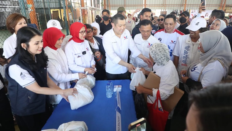 Hadiri Bazar Murah di Ciganjur, HT: Partai Perindo dan Ganjar-Mahfud Fokus Kesejahteraan Rakyat