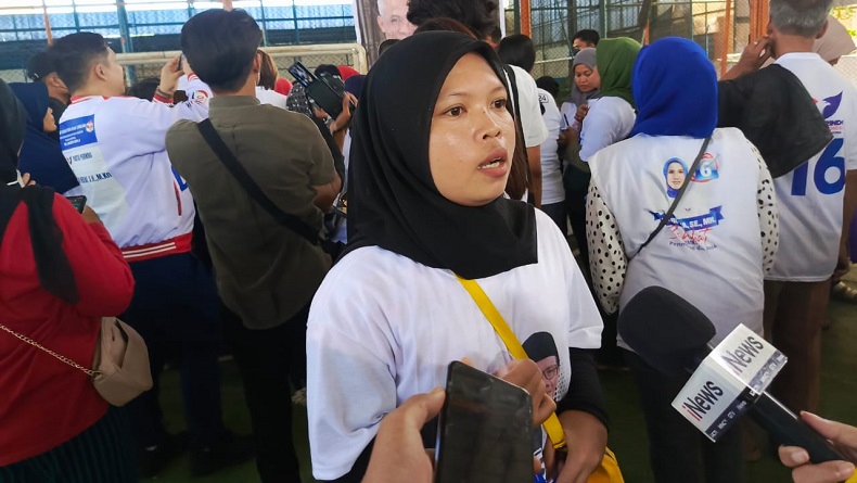 Ikut Bazar Murah Partai Perindo, Warga Ciganjur Ungkapkan Rasa Syukur