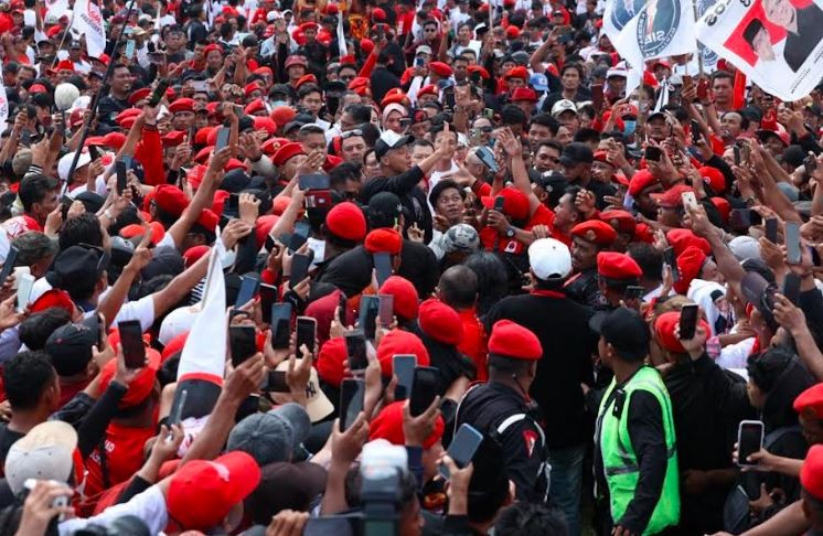 Hajatan Rakyat di Sidoarjo, Ganjar Pranowo: Jatim Menggetarkan, Insyaallah Kita Menang Mutlak