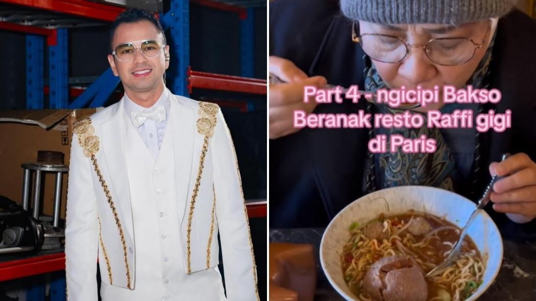 Raffi Ahmad Jualan Bakso Beranak di Paris, Harganya Fantastis Rp477.000 