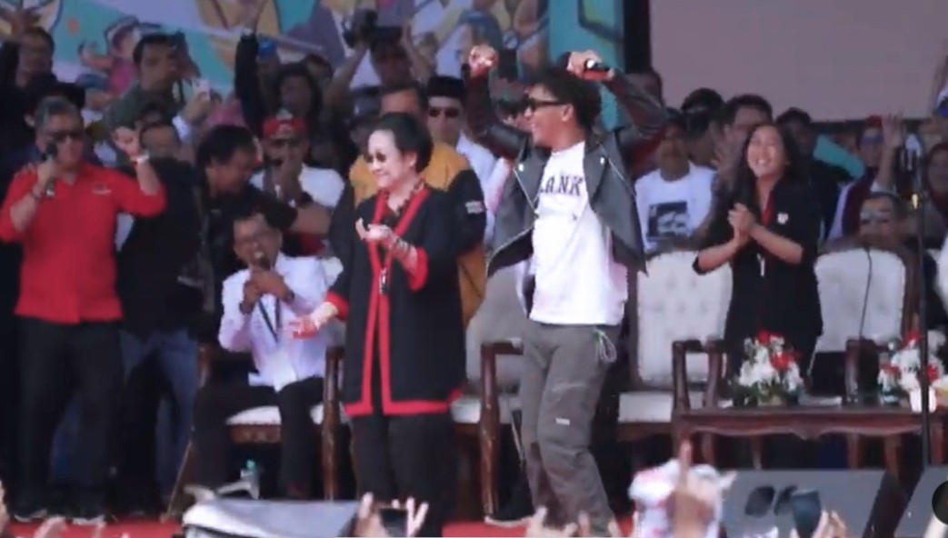 Kaka Slank Ajak Megawati Berjoget di Hajatan Rakyat Ganjar-Mahfud