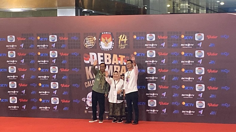 Mahfud MD Tiba di JCC, Siap Jalani Debat Keempat Pilpres 2024