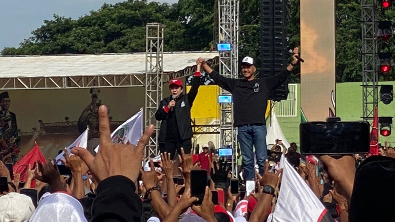 Puan Serukan Pendukung Ganjar-Mahfud di Sidoarjo Jangan Takut Diintimidasi