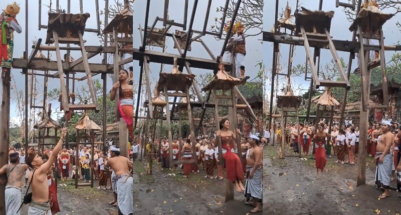 Viral Ayunan Unik asal Bali, hanya Boleh Dimainkan oleh Remaja Putri