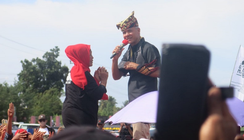 Ganjar Bahagia Bertemu Perempuan yang Bikin Lampung Spesial, Siapa?