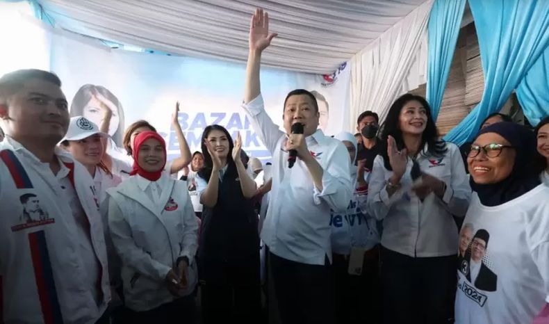 Bazar Murah Partai Perindo di Pangadegan, HT: Bentuk Kepedulian Kami