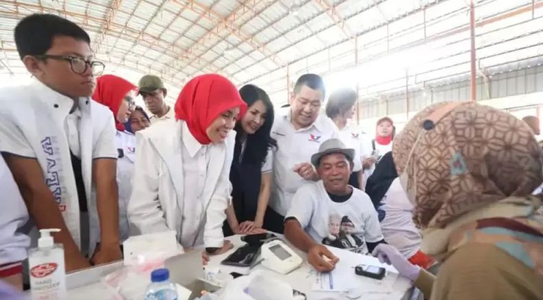 Puji Pemeriksaan Kesehatan Gratis Partai Perindo, Siti Atikoh: Warga Bisa Deteksi Dini