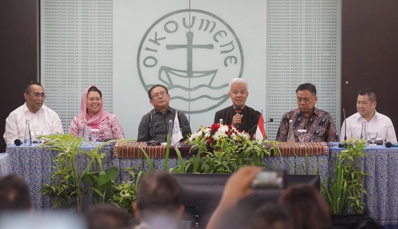 Diskusi Hangat, Ganjar Pranowo Bahas Berbagai Hal dengan PGI