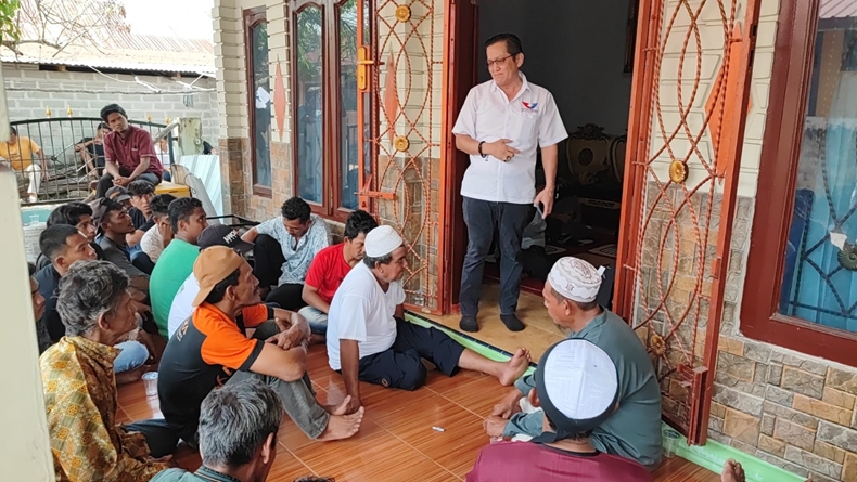 Partai Perindo Silaturahmi ke Nelayan Bangka Selatan, Peduli Kesejahteraan Masyarakat