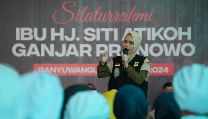 Siti Atikoh Ajak Warga Pilih Pemimpin Amanah, Ingatkan Tak Tergiur Politik Uang