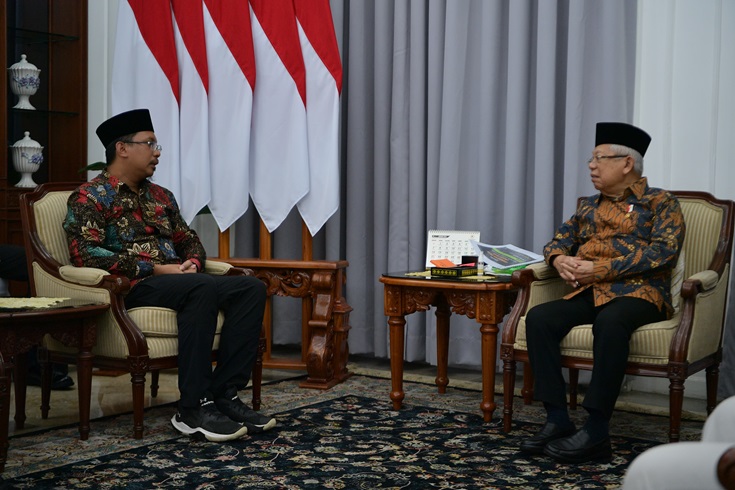 Wapres Ma’ruf Amin Minta Status KIH Sidoarjo Ditingkatkan Jadi KEK Industri Halal