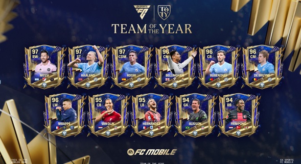 Starting XI Terbaik EA Sports FC Mobile Tahun Ini: Messi In, Ronaldo Out