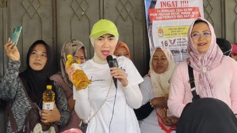 Pemilu 2024, Caleg Perindo Venna Melinda Ajak Warga Kediri ke TPS Coblos Partai Nomor 16