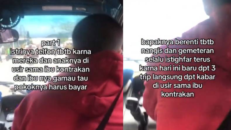 Viral Sopir Bajaj Nangis karena Dikabari Istri Diusir dari Kontrakan, Tuai Pro Kontra