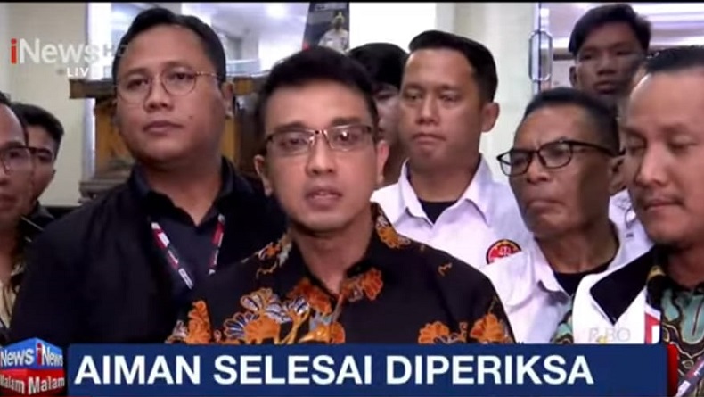 Aiman Rampung Diperiksa Polda Metro, Apresiasi HT Beri Perhatian Besar