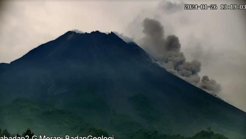 Aktivitas Vulkanik Gunung Merapi Masih Tinggi, Warga Diminta Waspadai Awan Panas