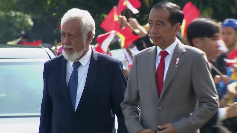 Presiden Jokowi Terima Kunjungan PM Timor Leste Xanana Gusmao di Istana Bogor