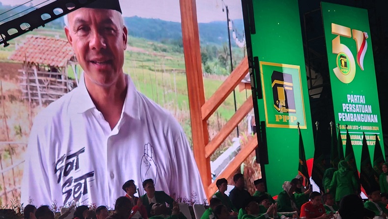 Dari Cirebon, Ganjar Pranowo Ucapkan Selamat Harlah ke-51 PPP
